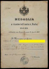 Regno diploma medaglia usato Regno diploma medaglia usato  Roma