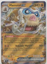Mamutel pokemon karte gebraucht kaufen  Berlin