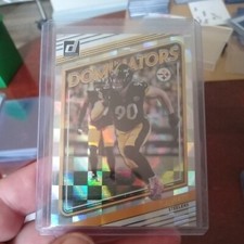 2022 Panini Donruss Football NFL Dominators T.J. TJ Watt Steelers Card #D33 Estado perfeito comprar usado  Enviando para Brazil