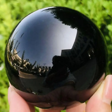 Sfera ossidiana nera usato  Italia