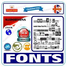 Card making fonts for sale  LINCOLN