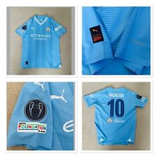 Camisa de futebol Manchester City Puma edição jogador edição partida profissional casa REALISH comprar usado  Enviando para Brazil