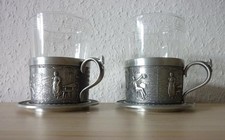 Zinn teegläser halter gebraucht kaufen  Premnitz