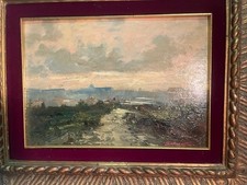Dipinto olio tavola usato  Roma