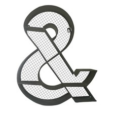 Metal ampersand decorative for sale  Martinsville