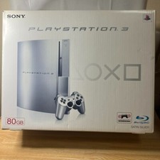 Console Sony PS3 prata acetinada 80GB CECHL00 com caixa sistema PlayStation 3 Japão, usado comprar usado  Enviando para Brazil