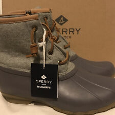 NOVAS Botas Femininas Sperry 7.5 M Lã de Água Salgada Pato Cinza Escuro com Thinsulate 82475 comprar usado  Enviando para Brazil