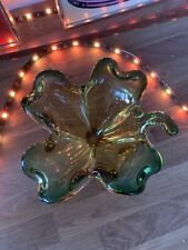 Murano glass shamrock for sale  MANCHESTER