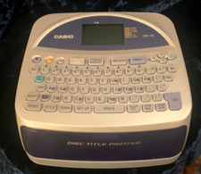 Impressora de Título de Disco Casio CW-75 CD DVD com Cabo USB e Adaptador, usado comprar usado  Enviando para Brazil