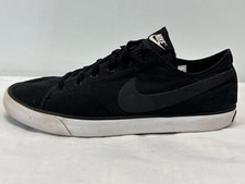 Tênis Nike Primo Court baixo de lona tamanho 12 masculino preto sobre preto com cadarço, usado comprar usado  Enviando para Brazil