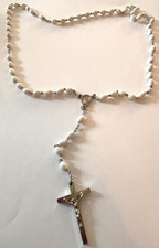 Oval white bead for sale  CREWKERNE