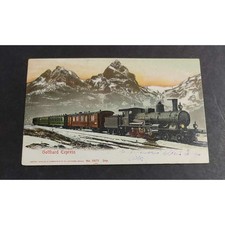 Cartolina gotthard express usato  Alessandria
