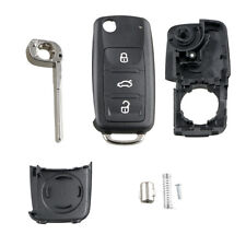 3Tasten Auto Schlüssel Klappschlüssel Gehäuse für Golf Polo T5 Caddy Tiguan comprar usado  Enviando para Brazil