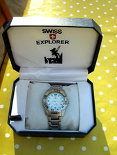 Swiss explorer watch for sale  OKEHAMPTON
