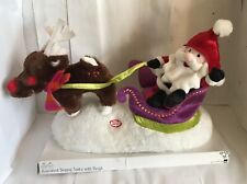 Singing santa sleigh for sale  NORWICH