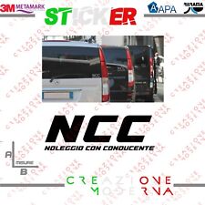 Adesivo sticker ncc usato  Matera