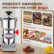 Moedor de grãos elétrico de alta velocidade 800g pó erva especiaria 2500W aço inoxidável comprar usado  Enviando para Brazil