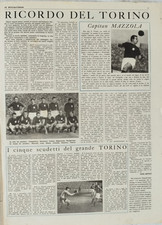 Toro calcio superga usato  Torino