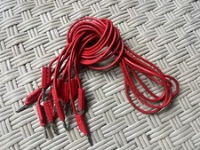 Cabos de alimentação HGK 4mm conector banana 1m comprimento - elétricos de laboratório, fonte de alimentação comprar usado  Enviando para Brazil