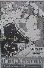 Publicite jouets maerklin d'occasion  Cires-lès-Mello