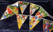 Circus fabric bunting for sale  LUTON