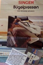 Singer bügelpresse gebraucht kaufen  Wismar-Umland