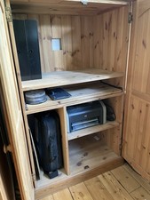 Computer cupboard solid for sale  FLEET
