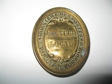 Plaque postes facteur d'occasion  Rugles