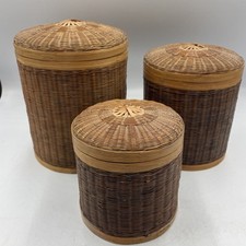 Vtg wicker nesting for sale  Scottsdale