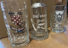 Schöne bierkrüge glas gebraucht kaufen  Oberursel (Taunus)