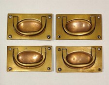 Antique brass recessed for sale  MARAZION