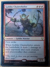 Mtg goblin chainwhirler gebraucht kaufen  Saarwellingen