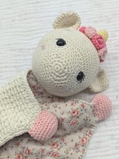 Handmade kuscheltuch einhorn gebraucht kaufen  Marienberg, Pobershau