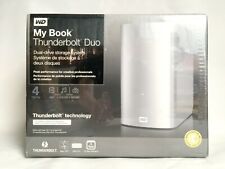 WD My Book Thunderbolt Duo 4TB Externo Disco Rígido Duplo Armazenamento com RAID... NOVO! comprar usado  Enviando para Brazil