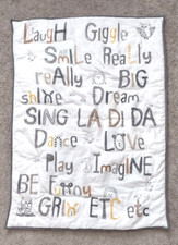 Edredom acolchoado unissex Woodland Friends bebê cinza branco palavras encorajadoras 32x43" comprar usado Edredom acolchoado unissex Woodland Friends bebê cinza branco palavras encorajadoras 32x43" comprar usado  Enviando para Brazil