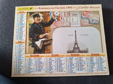Calendrier poste 1997 d'occasion  Berck