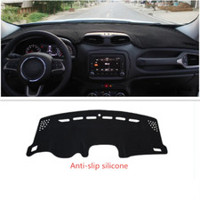 Para Jeep Renegade 2015-2022 Painel de Carro Preto Tapete de Painel DashMat Almofada de Capa Solar  comprar usado Para Jeep Renegade 2015-2022 Painel de Carro Preto Tapete de Painel DashMat Almofada de Capa Solar  comprar usado  Enviando para Brazil