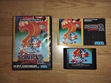 SONIC THE HEDGEHOG 2 - SEGA MEGA DRIVE MEGADRIVE CIB PAL COMPLETO comprar usado  Enviando para Brazil