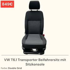 Caravelle transporter sitz gebraucht kaufen  Küstrin-Kietz