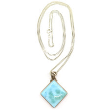 Larimar anhänger halskette gebraucht kaufen  Olfen