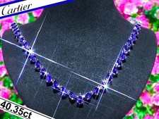 Cartier tanzanite necklace for sale  Tarzana