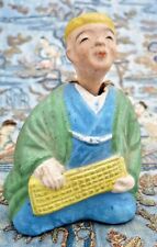 ANCIENNE FIGURINE MUSICIEN JAPONAIS TETE BASCULANTE en terre cuite peinte  comprar usado  Enviando para Brazil