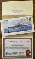 Hms hood signed for sale  DUNBLANE