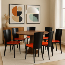 Six calligaris black for sale  Oxford