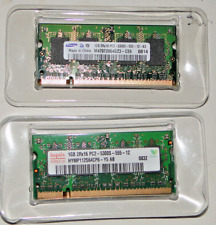 Notebook 4X 1GB memória DDR2 SO-DIMM Hynix Samsung Nanya 667MHz comprar usado  Enviando para Brazil