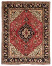 Tabriz Handgeknüpfter Perserteppich 195x151 cm-Fine,Orient,Carpet,Rug,Rot comprar usado  Enviando para Brazil