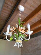 Ancienne lampe fleurs d'occasion  Bais