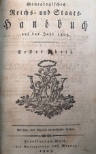 Genealogisches reichs staats gebraucht kaufen  Lübeck