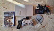 PLAYSTATION 2 SLIM - SILVER + Controller Originale Silver  Memory E Gioco na sprzedaż  Wysyłka do Poland