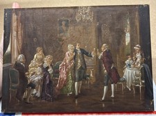 Vintage oil painting d'occasion  Expédié en Belgium